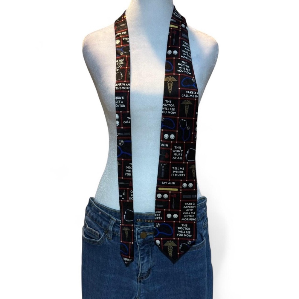 Ralph Marlin Doctors Squares Necktie. Perfect for a doctor!!!